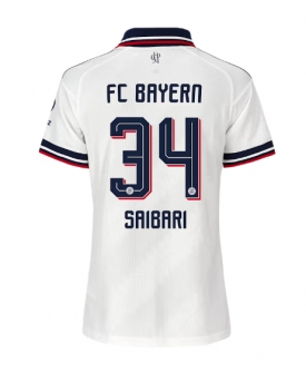 Bayern Munich Ismael Saibari #34 Maglia Gara Trasferta Repliche 2026-27 Donna Maniche Corte Bayern Munich Ismael Saibari #34 Maglia Gara Trasferta Repliche 2026-27 Donna Maniche Corte